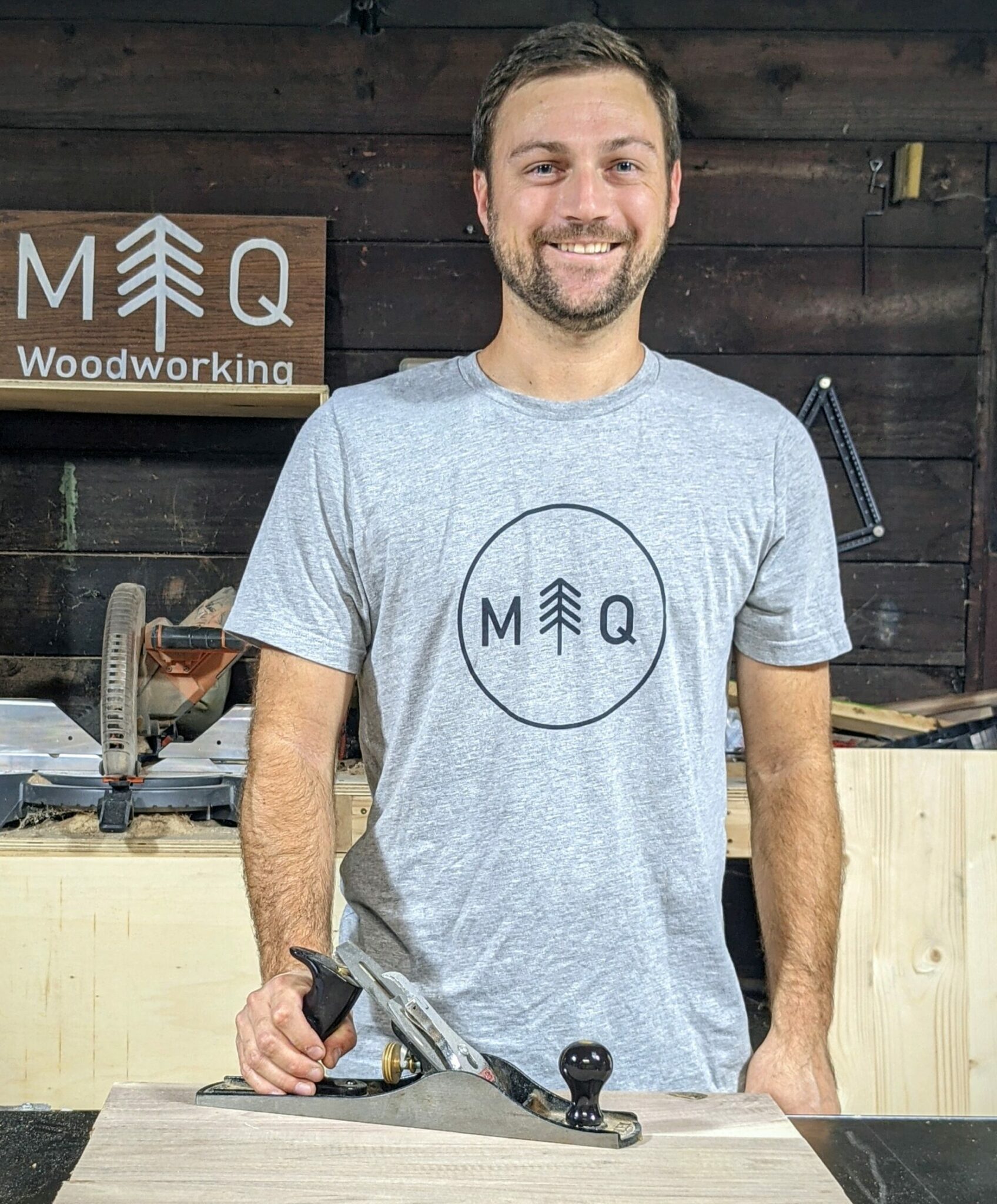 Mike in his workshop