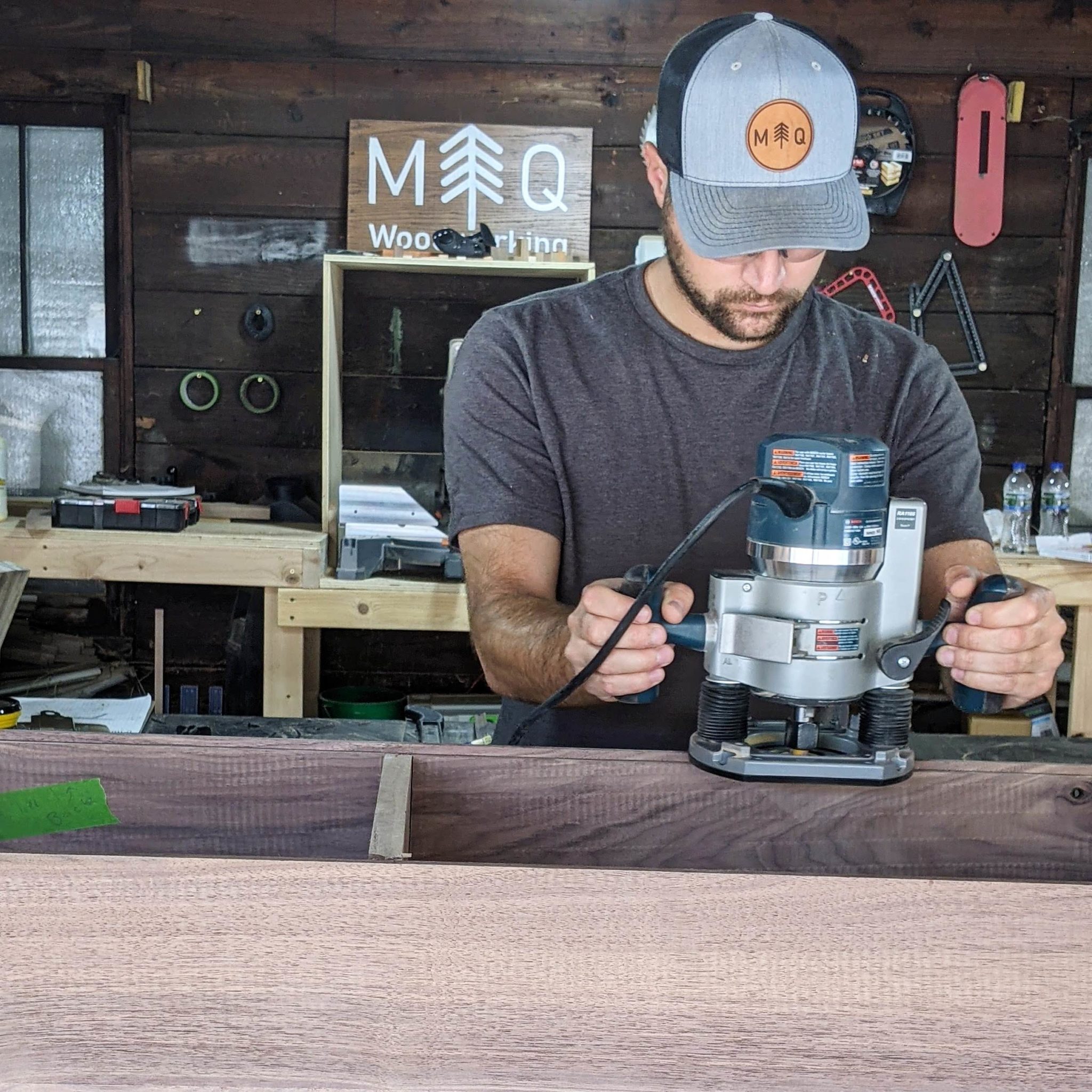 Mike in his workshop