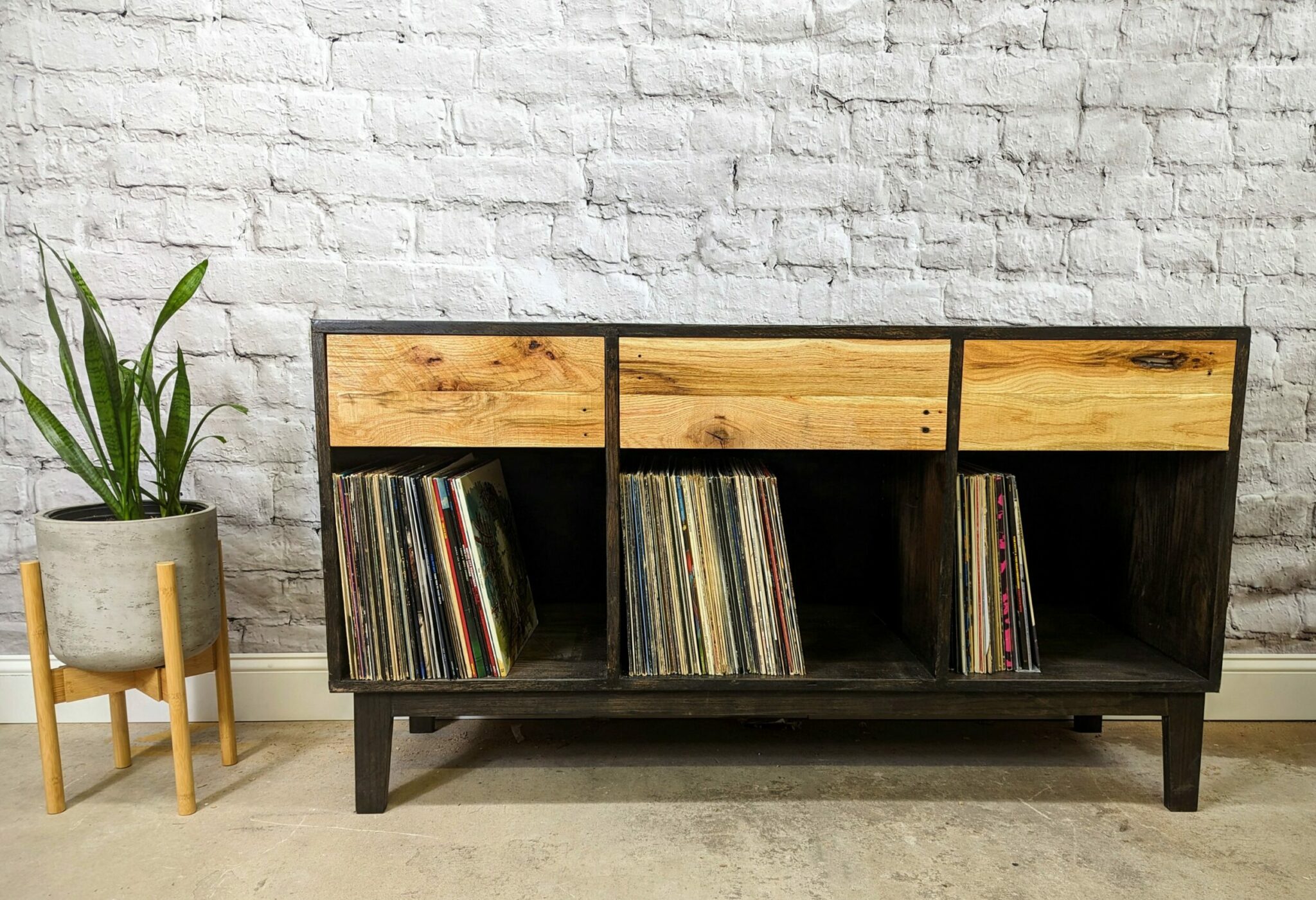 Chicago Inspired Record Cabinet